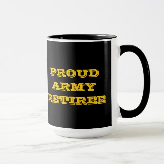 Retraite de l'Armée Fière Mug (Droite)