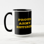 Retraite de l'Armée Fière Mug (Gauche)