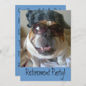 Retraite des Invitations English Buldog (Devant / Derrière)