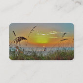 Retraite du coucher du soleil 11 Cartes de visite  (Devant)