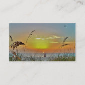 Retraite du coucher du soleil 11 Cartes de visite (Devant)