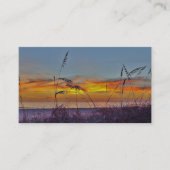 Retraite du coucher du soleil 11 Cartes de visite (Devant)