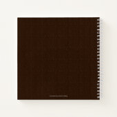 Retraite du livre d'or, Faux Textured Burlap (Dos)