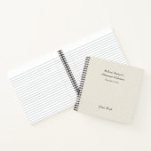 Retraite du livre d'or, Faux Textured Burlap (Intérieur)