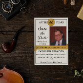 Retraite Enregistrer la date Photo Invitation