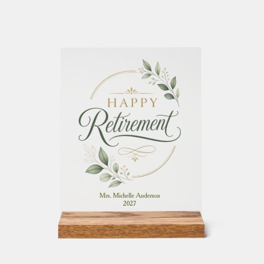 Retraite Heureuse Personnalisée (Recto)