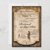 Retraite Invitation de la partie de pêche (Devant)