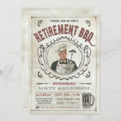 Retraite Invitations BBQ v.3 (Devant / Derrière)