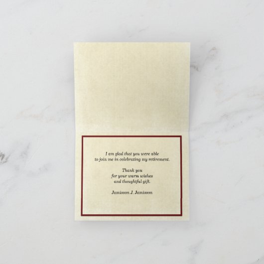 Retraite Merci Note, Trois Canots Rouges (Intérieur)