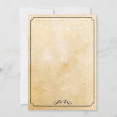 Retraite Partie Vintage Retraite Invitation sur pa (Dos)