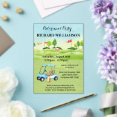 Retraite Party Golf Party Invitation acrylique (Insitu (Mariage))