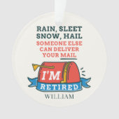 Retraité Postal Worker personnalisé Grand-père ret (devant)