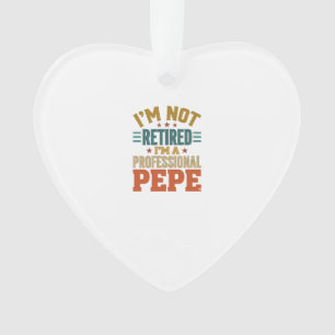Retraite Professionnelle Pepe Typographie Vintage 
