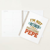 Retraite Professionnelle Pepe Typographie Vintage (Devant avec enveloppe)