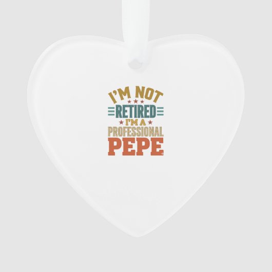 Retraite Professionnelle Pepe Typographie Vintage (devant)