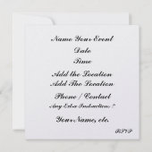 Retraite, Réunion, Vacances, Invitation - SRF (Dos)