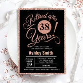 Retraite - Rose noir Invitation d'or