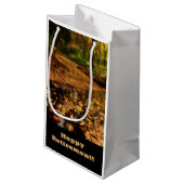 Retraite, sac de cadeau, promenade en bois (Dos Angle)