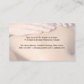 Retraite spa | Carte de visite de massage du dos (Dos)