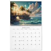 Retraites tropicales par Ivy et Bat Art Calendrier (Mar 2026)