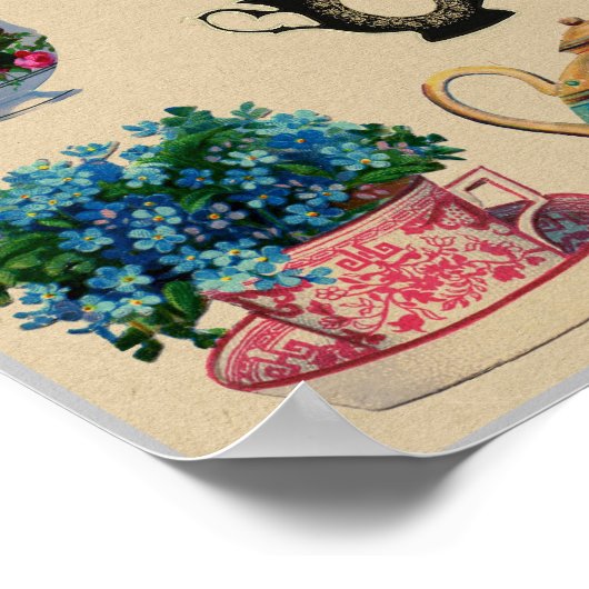 retrant Noord-Star Tea Blend Company Advert Poster (Hoek)