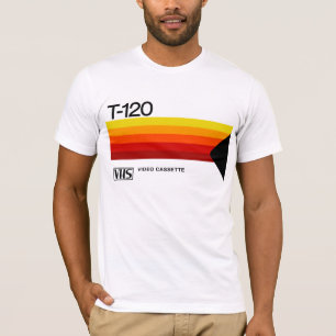 Retrhomage Series 80s T-120 VHS T-shirt