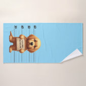 Retriever doré vilain (Serviette de bain)