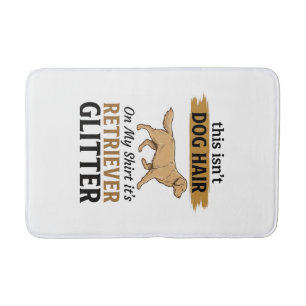 Retriever Glitter Grappige Hond Liefhebber Vintage Badmat
