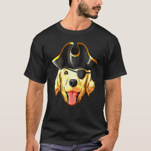 Retriever Pirates Pet Golden Retriever T-shirt
