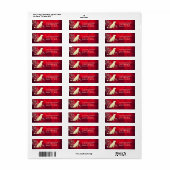 Retriever Rood en Goud Etiket (Full Sheet)