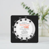 Retro 100e anniversaire Invitation fête Rotary Dia (Debout devant)