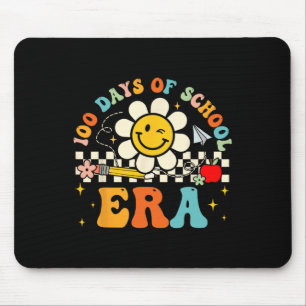 Retro 100ste dag van school leraar kind 100 dagen muismat