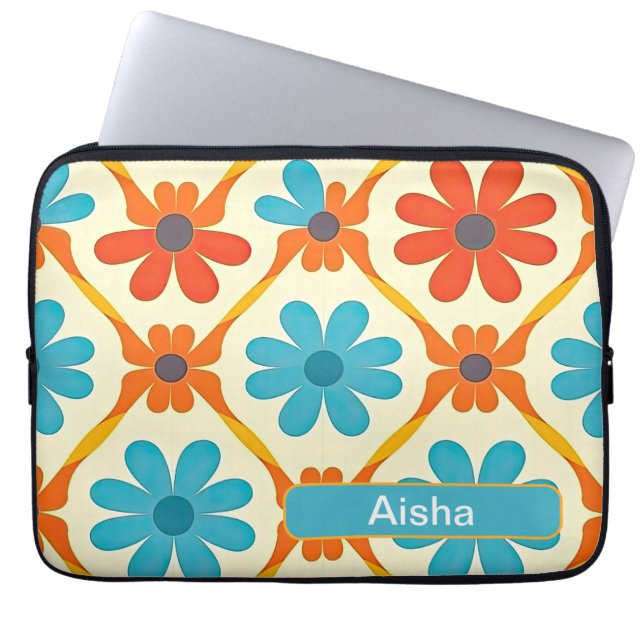 Retro 11 laptop sleeve (Voorkant)