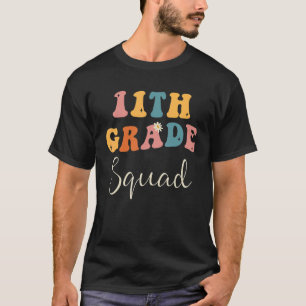 Retro 11e Grade Squad Elfde Grade Vibes 1e Da T-shirt