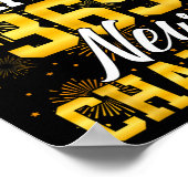 Retro 12 New Chapters 365 New Chances Happy New Ye Poster (Hoek)
