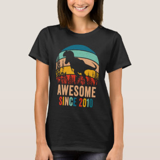 Retro 13th Bday Dinosaur T Rex Boys Geweldige sind T-shirt