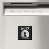 Retro 1692 Ze misten een heks Salem 1692 Hallow Magneet (Insitu (Vaatwasser))