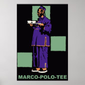 Retro 1910 Duitse thee en Poster (Voorkant)