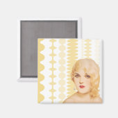 Retro 1930s Pinup Magneet (Voorkant / Achterkant)