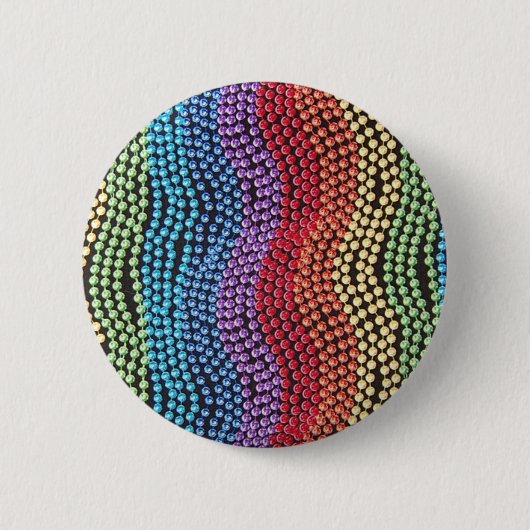 Retro 1950 / 1960 Pop kralen Ronde Button 5,7 Cm (Voorkant)