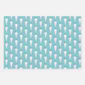 Retro 1950 Diner Birthday Wrapping Papier - Sock H (Devant 3)