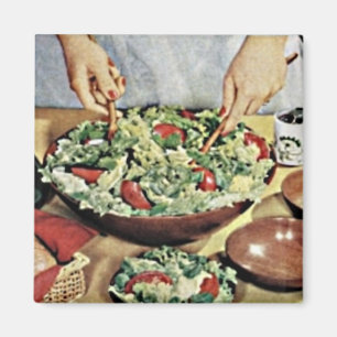 Retro 1950 Food Magnet 1 Magneet