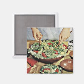 Retro 1950 Magnet alimentaire 1 (Recto/Verso)