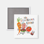 Retro 1950 Magnet alimentaire 6 (Recto/Verso)