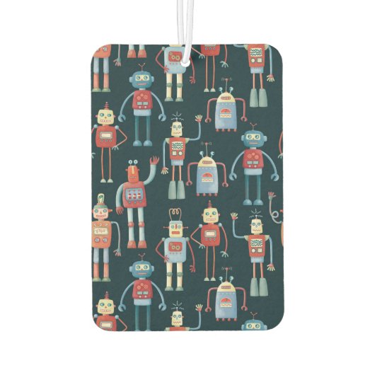 Retro 1950  Robot Luchtverfrisser (Achterkant)