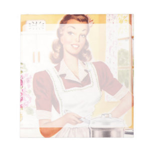 Retro 1950s Cook Notitieblok