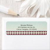 Retro 1950's Fifties Verjaardagsfeestje Custom Etiket (Insitu)