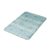 Retro 1950s Geometric Pattern Mint Badmat (Gekanteld)