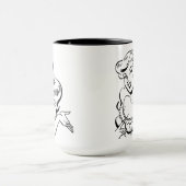 Retro 1950s Pin-Up Comic Girl Mug (Centre)