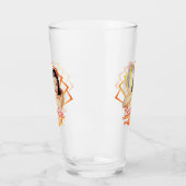 Retro 1950s Pinup  Glass Cup Glas (Links)